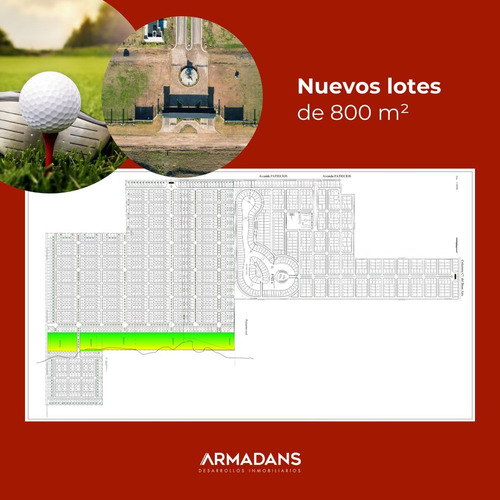 Lote terreno Barrio Cerrado San Fermin en Nueva Autopista Zona Oeste Financiado