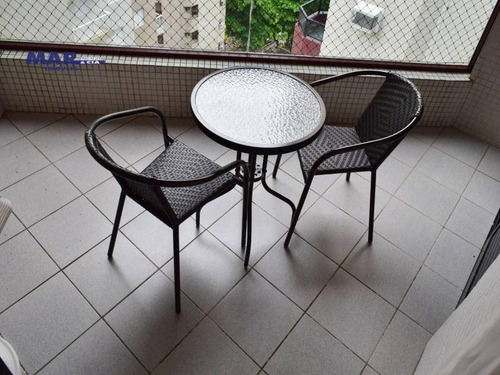 Imagem 3 de 12 de Apartamento À Venda No Guarujá, Na Praia Das Astúrias, Próximo Da Praia, 02 Vagas De Garagem E Lazer. - Ap11031