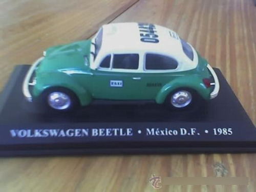 Volkswagen Beetle - Taxi Mexico Dc - 1985 - Diecast Metal