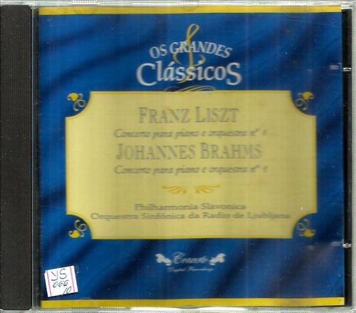 Cd / Liszt - Brahms = Concertos Para Piano E Orquestra (impo