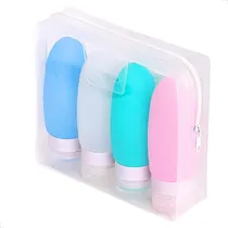 Comprar Kit Viagem Frascos Pote Silicone Shampoo Creme Necessaire