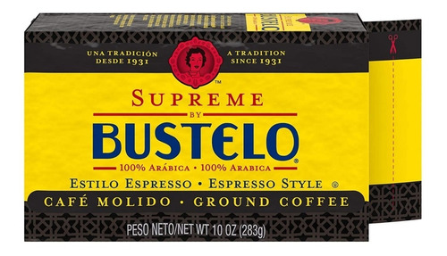 Café Supreme Bustelo Espresso 100% Arábica 283g Importado