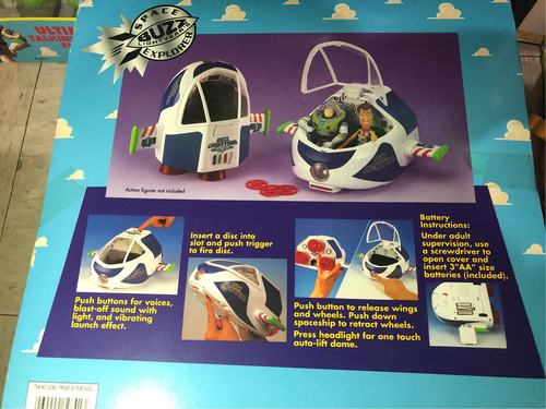 Toy Story Spaceship Thinkway 1995 (Usado)