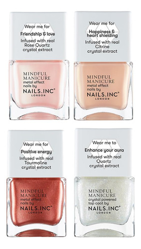 Mindful Manicure - Juego De Esmaltes De Unas De 4 Piezas va