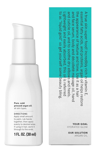 Aceite Acure The Essentials De Argán Marroquí, 30 Ml, Para T