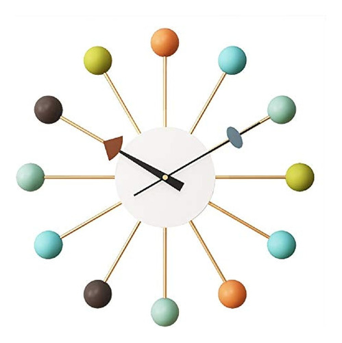 Shisedeco George Nelson Ball Clock Multicolor, Gran Tamaño R