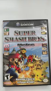 Estuche Con Manual De Juego Super Smash Bros. Melee.gamecube