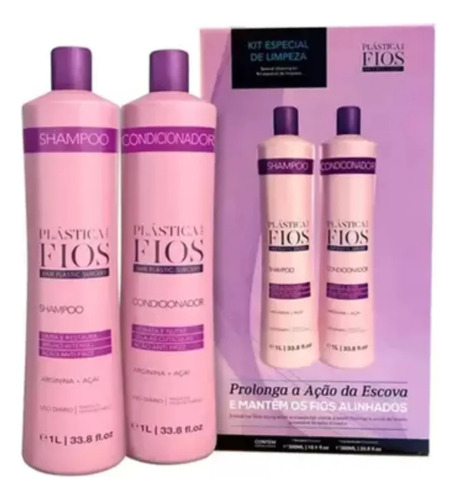 Kit Cadiveu Plástica Dos Fios Shampoo E Condicionador 1l