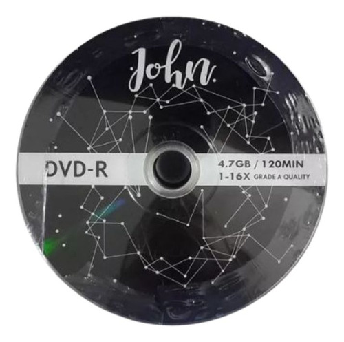 Dvd Virgen Jhon  4.7 Gb X 16 + Bolsa 