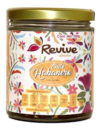 Chiles Habaneros Marca Revive Alimentos  