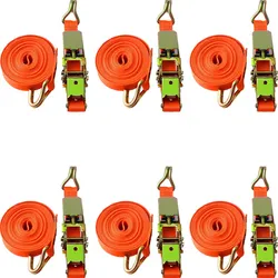 Comprar Jogo 6 Cintas Catraca 4,6 Mt Cinta 25mm Carga Ate 800kg no Mercado Livre