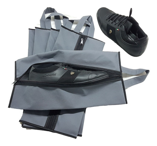 Set Kit-25pz Porta-traje+25pz Porta-zapato Personalizado Gris
