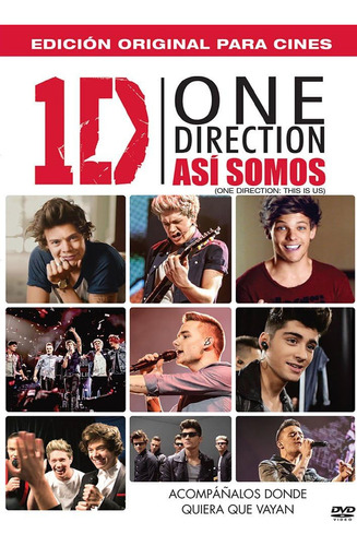 One Direction 1d Asi Somos Pelicula Documental Dvd