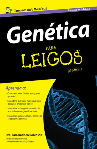 Genética para leigos, de Robinson, Tara Rodden. Starling Alta Editora E Consultoria  Eireli, capa mole em português, 2015