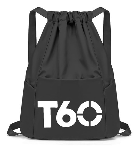 Mochila Bolsa Masculina Treino Academia Esportiva Tipo Saco Cor Preta