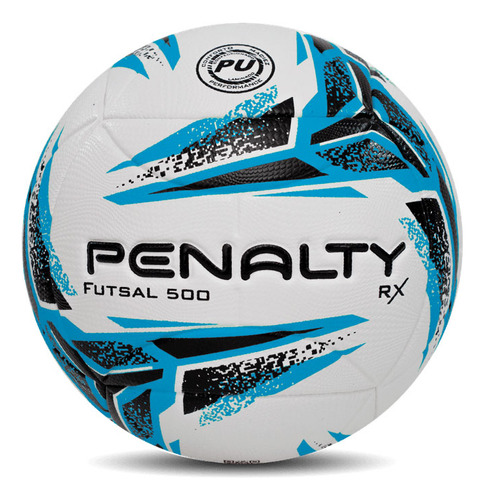 Bola Penalty Futsal Rx500 521342 Cor Branco/azul/preto