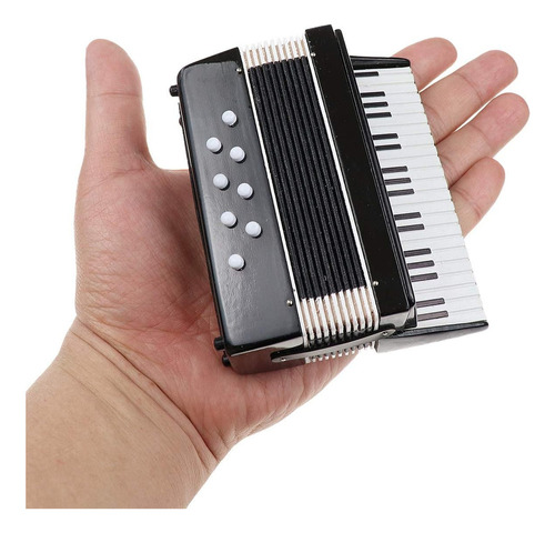 Instrumento Musical En Miniatura Seawoo, Acordeón, 10 Cm
