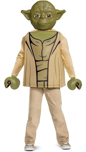 Traje De Yoda Para Niños Disfraz Oficial Lego Star War...