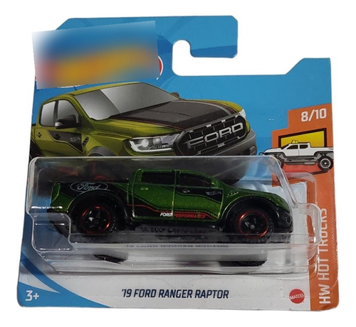 Hot Wheels ´19 Ford Ranger Raptor Tc Trucks 8/10 Verde Ca6