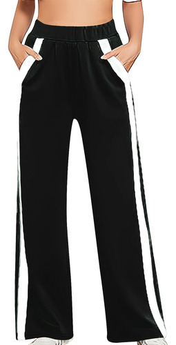 Pantalones Deportivos De Pierna Ancha Para Mujer, Pantalones