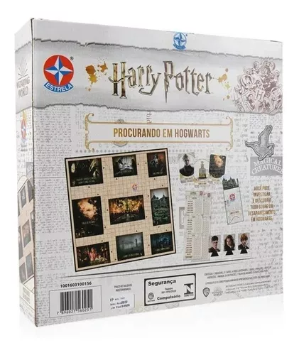 Jogo De Tabuleiro Harry Potter Detetive + Cartas Acessórios