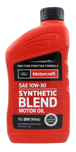 Aceite 10w30 Motorcraft Semi Sintético