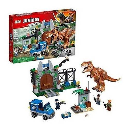 Lego Juniors T Rex Breakout 10758 Kit De Construccion 150 Pi