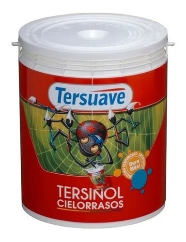 Pintura Tersuave Latex Tersinol Cielorrasos 10 Lts