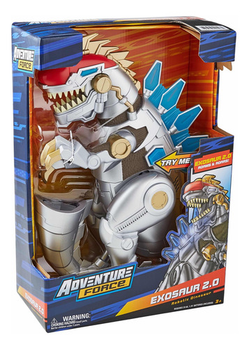 Dinosaurio Robótico Expsaurio 2.0 Adventure Force Luz Sonido