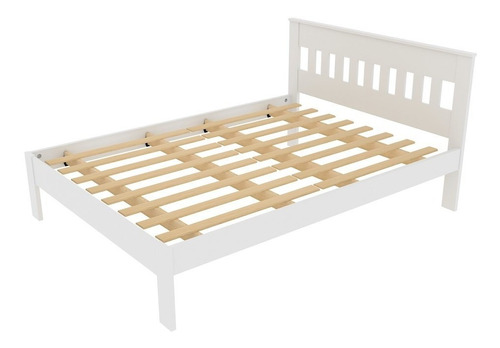 Cama De Casal Cm8007 Branco - Tecno Mobili