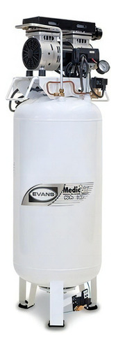  Compresor Evans Medicair 1 Unidad 1hp 90l 120v 2.3pcm 80psi