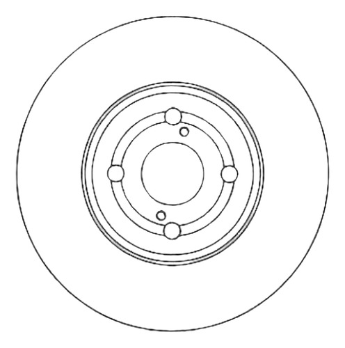 Disco Freno Del 05 (275mm) Toyota Corolla 2003-2007