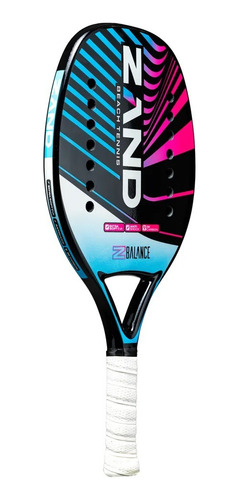 Raquete Beach Tennis Z Balance Zand Carbono 3k + Capa Cor Preto
