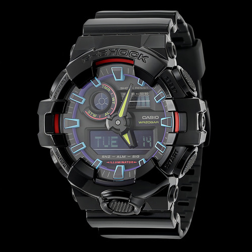 Reloj Casio G-Shock GA-700RGB-1adr para hombre