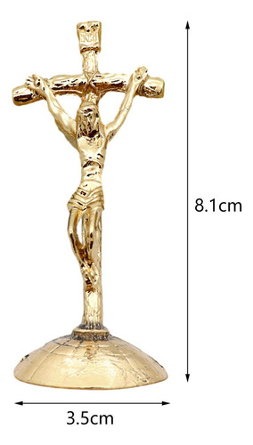 Crucifijo De Mesa, Estatua De Jesús De Pie Para Estilo A