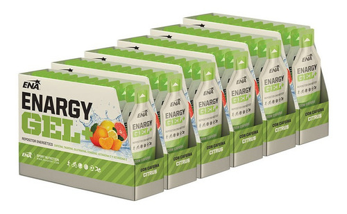 Enargy Gel + Cafeina Ena X 12 Geles - Pack X 6 Cajas