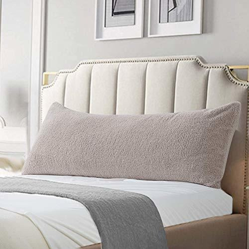 Funda De Almohada Ultra Suave Con Cierre En Color Marron