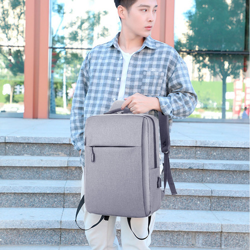 Mochila Antirrobo Impermeable Ergonómica Con Carga Usb Para Laptop 15 Pulgadas Gran Capacidad