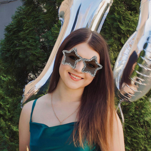 Gafas Sin Montura Gafas De Sol Con Forma De Estrella Gafas S