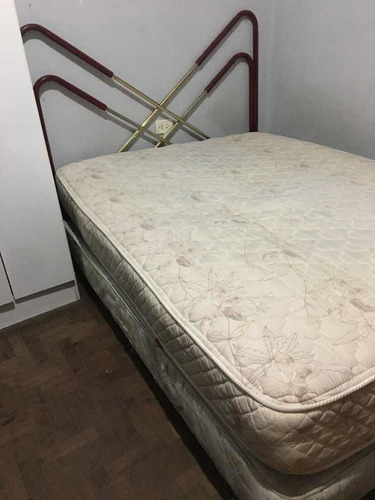 Colchon Somier 2 Plaza Y Respaldo Como Nuevo Piero