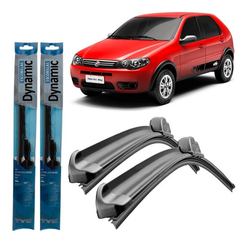 Juego Kit Escobillas Fiat Palio 2005 2006 2007 2008 F2