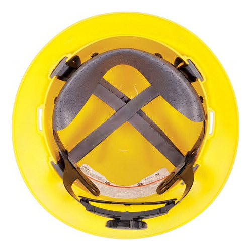 Casco De Seguridad Msa V-gard Ala Amarillo