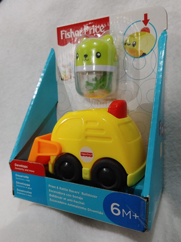 Fisher-price Excavadora Con Sonaja Para Bebés