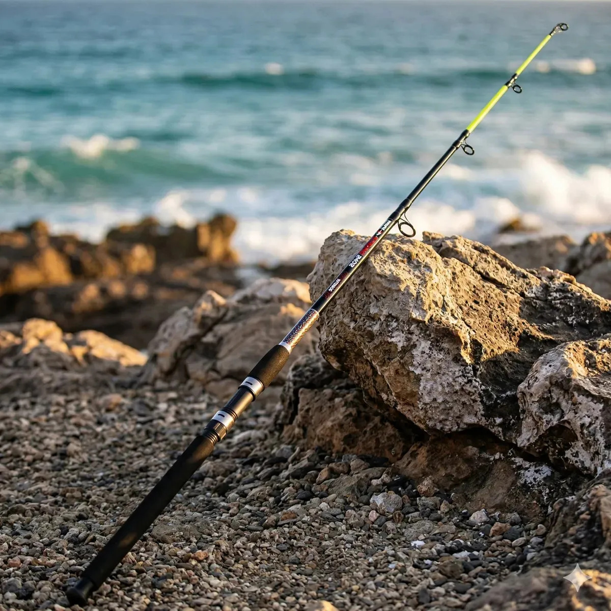 Caña 2 Tramos Waterdog Strong 2.40m Grafito Pesca Variada Negro