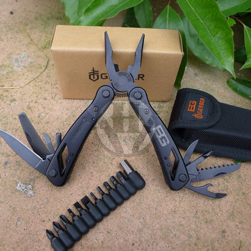 Imagen 6 de 6 de Pinza Plegable Tactica Bg Nf5950 Multi Herramienta Camping
