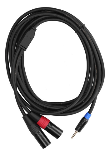 Ds Conversor De Conector Dual Estéreo De 3,5 Mm A 2 Cables