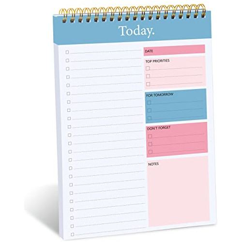 To Do List Notepad - Daily Planner Notepad Undated 52 S...