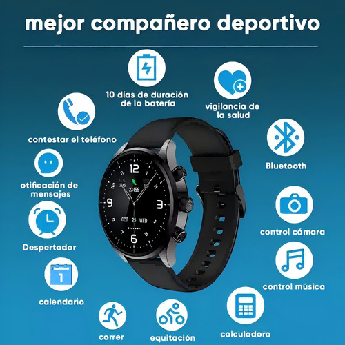 Black Shark S1 Classic 1.43'' Amoled Ip68 Negro Smartwatch