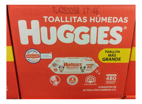 Toallitas Humedas Huggies Mickey Mouse 480 Pz