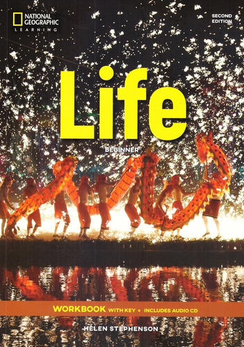 Life - BrE - 2nd ed - Beginner: Workbook with Key, de Stephenson. Editorial Cengage Learning Edições Ltda., capa mole em inglês, 2018